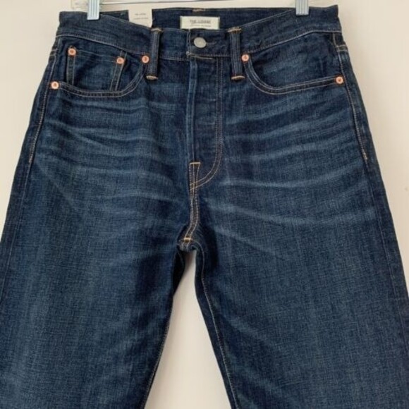 AE77 Jeans Size 29 Blue The Loose Japanese Selvedge 100% Organic Cotton - Picture 9 of 10